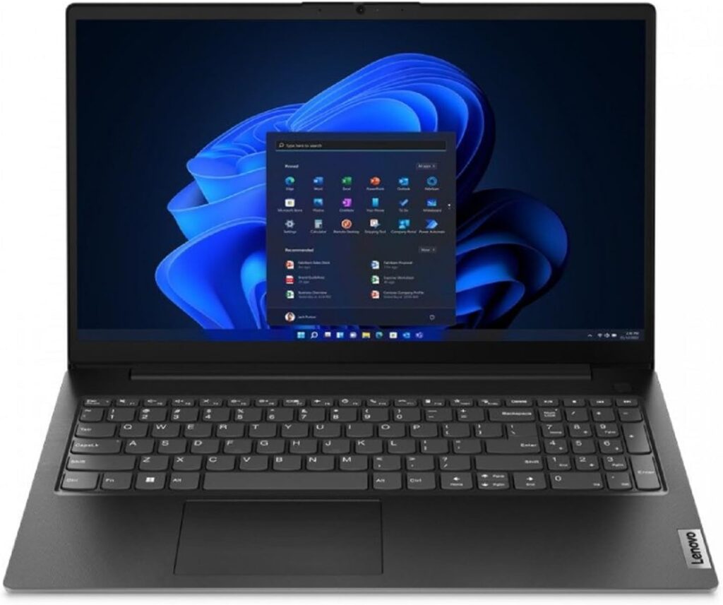 Notebook Lenovo 15,6" Full HD – Intel Core i3-1215U, 8 GB RAM, SSD 256 GB, Windows 11 Pro