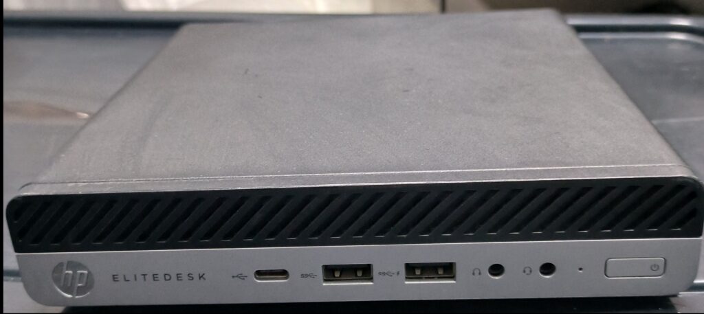 HP EliteDesk 800 G3 Mini โ i5-7400T, 8 GB RAM, SSD 240 GB (Ricondizionato)